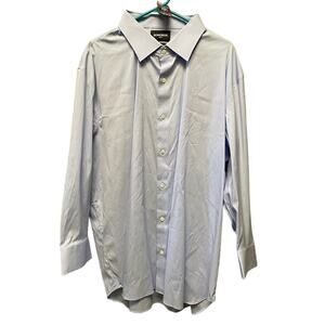 Bonobos Men's Long Sleeve Dress Shirt Blue Size 20-33 French Cuff Dressy NWOT